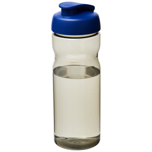 Gourde de sport&nbsp;650ml promotionnelle Ocean Plastic H2O Active® Charbon et Bleu